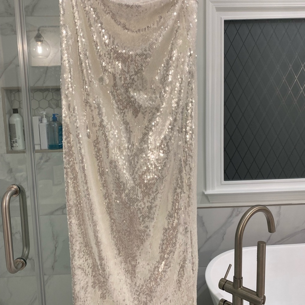 Mango Sequin skirt small NWT